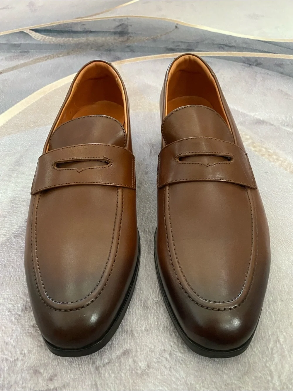 Wolf & Shepherd leather upper loafer men’s size 12.5